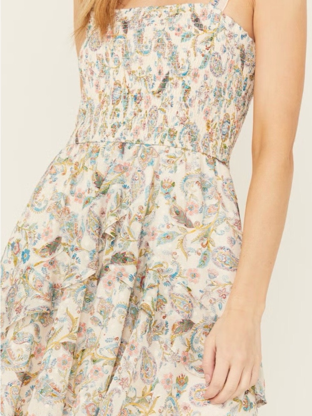 Fun Tiered Ruffle Mini Dress - Picture 9 of 10